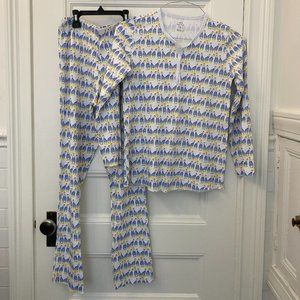 Roberta Roller Rabbit Long Sleeve Shirt & Pant Pajama Set - French Goose Print